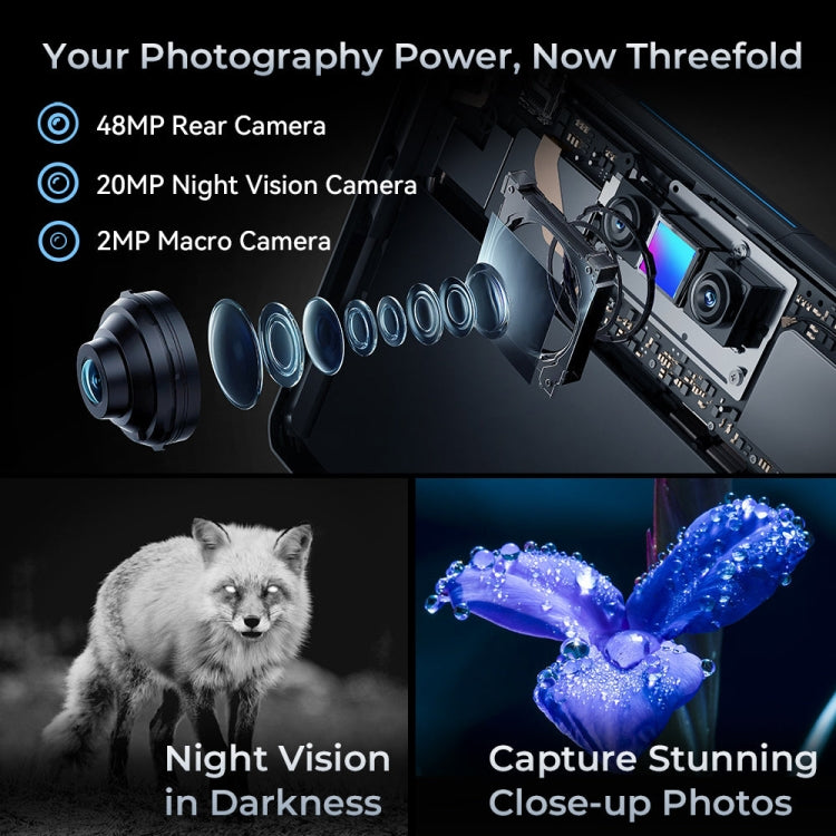 OUKITEL RT7 TITAN 10.1英寸IP68/IP69K三防平板，安卓15 天璣7050八核 支持雙卡，5G網絡，歐規