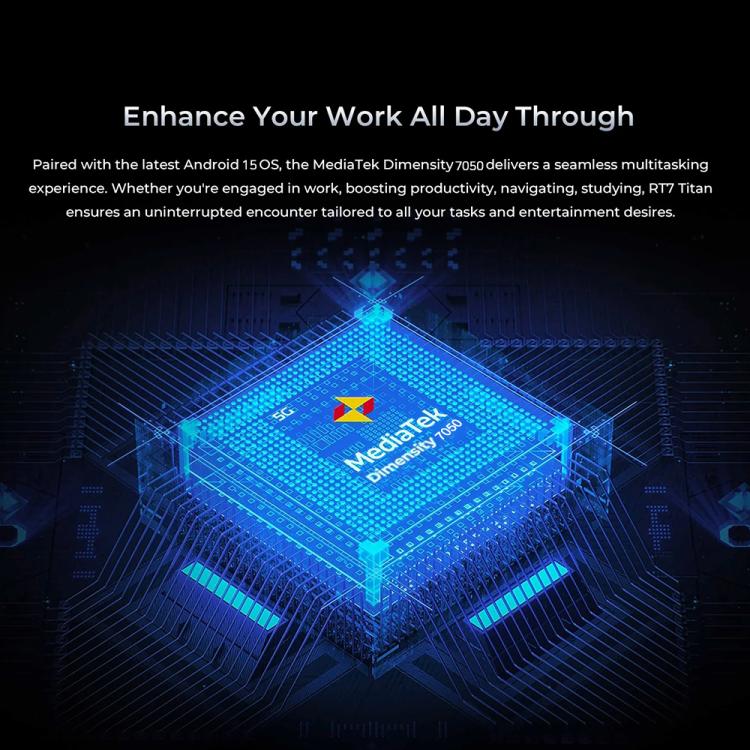 OUKITEL RT7 TITAN 10.1英寸IP68/IP69K三防平板，安卓15 天璣7050八核 支持雙卡，5G網絡，歐規