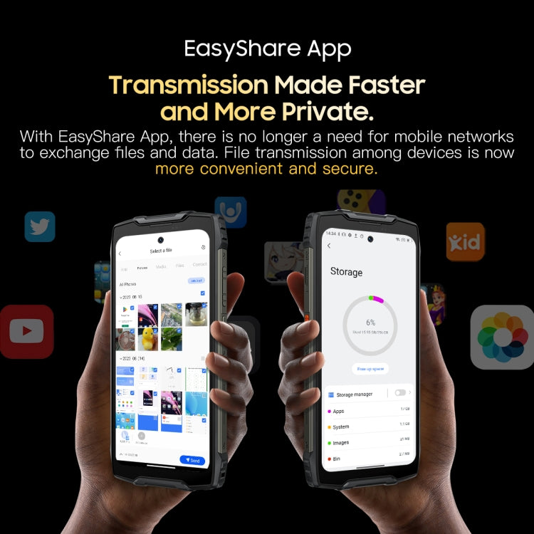 Blackview BV9300 Pro，IP68/IP69K三防機  6.7英寸+1.32英寸安卓13 MediaTek Helio G99八核, 網絡：4G, NFC, OTG