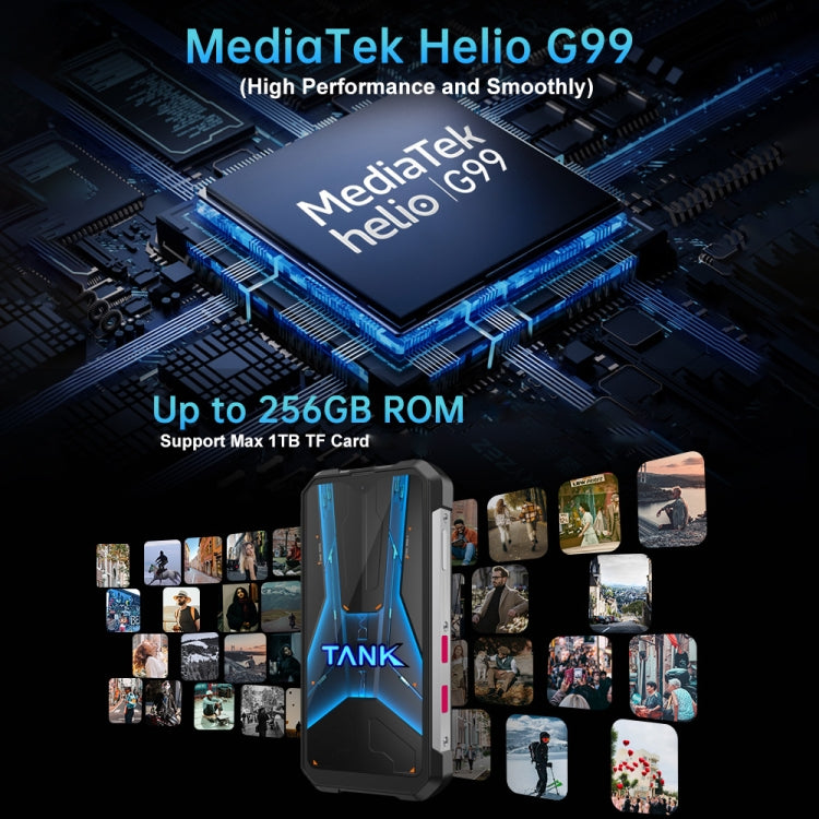 Unihertz Tank mini 1 / 8849，100MP攝像頭，4.3英寸 Android 13 Helio G99 八核，網絡：4G