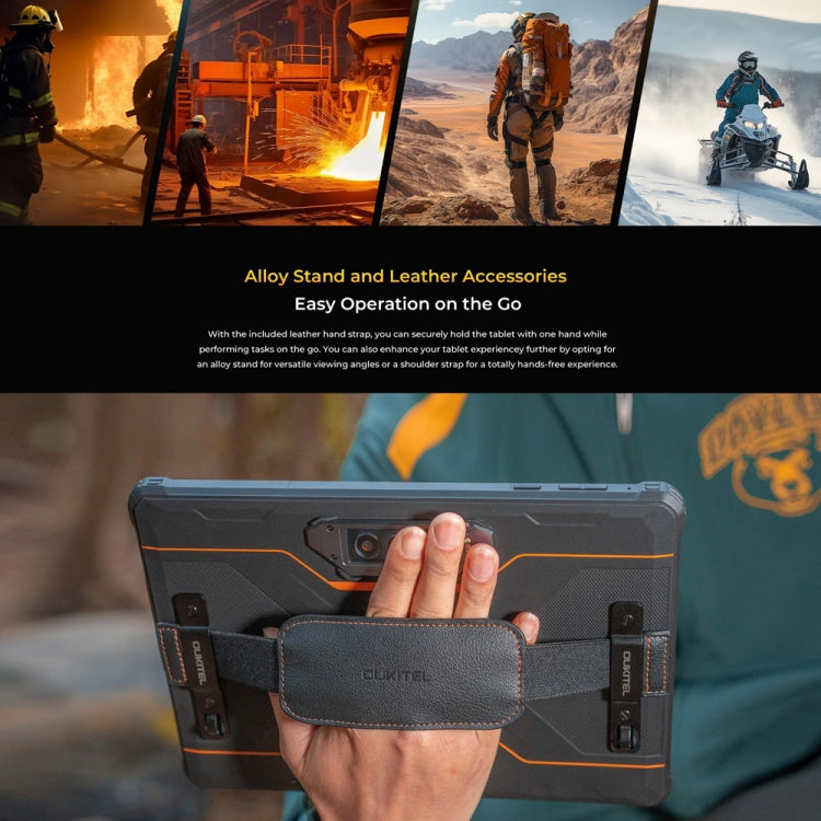 OUKITEL RT8 11英寸IP68/IP69K三防平板，安卓13 聯發科Helio G99四核 支持雙卡，4G網絡，歐規