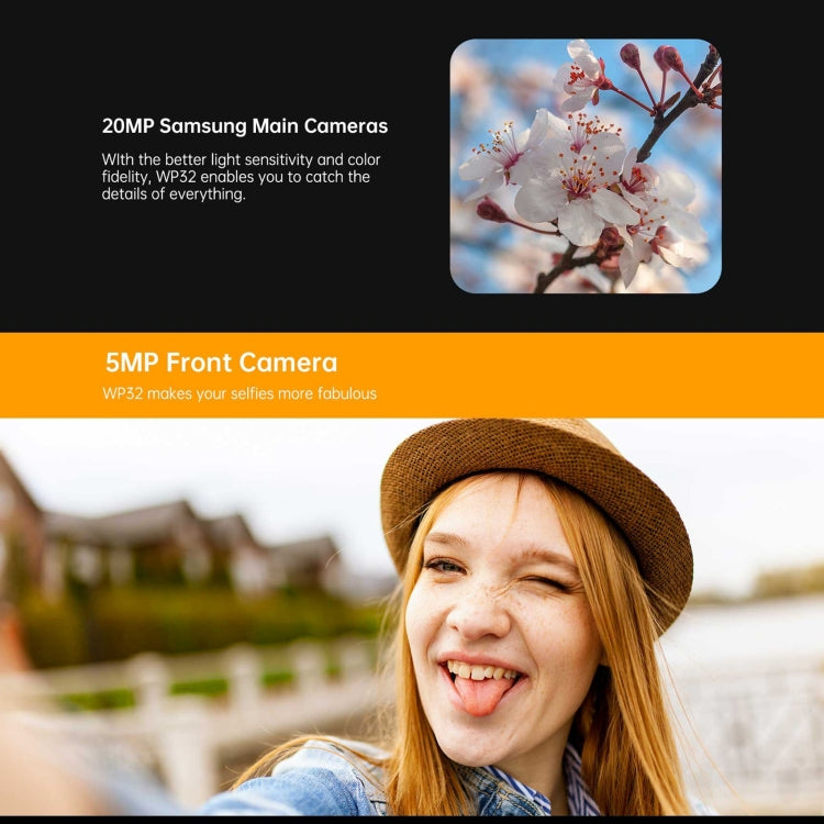 Oukitel WP32，IP68/IP69K三防機, 5.93英寸Unisoc Tiger T606八核，NFC，OTG, 網絡：4G