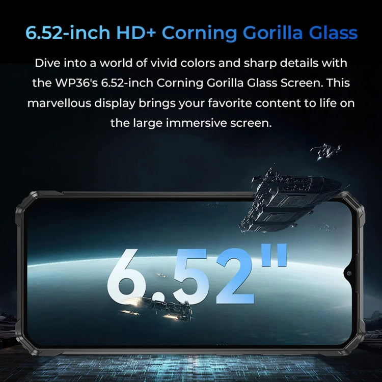 Oukitel WP36，IP68/IP69K三防機, 6.52英寸聯發科MT8788八核，NFC, OTG, 網絡：4G