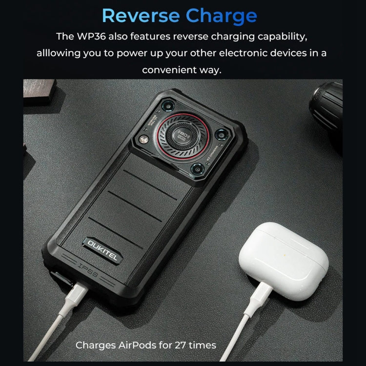 Oukitel WP36，IP68/IP69K三防機, 6.52英寸聯發科MT8788八核，NFC, OTG, 網絡：4G