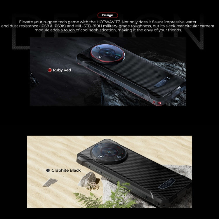 HOTWAV T7 三防機，6.52英寸安卓13 MT8788八核, 網絡：4G, OTG