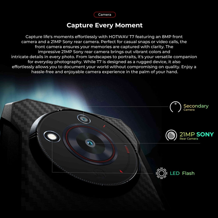 HOTWAV T7 三防機，6.52英寸安卓13 MT8788八核, 網絡：4G, OTG