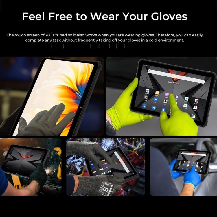 HOTWAV Tab R7 三防平板，10.1英寸安卓13 展訊T606八核 4G網絡，全球版支持谷歌商店