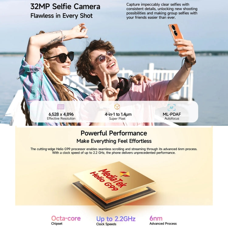 Ulefone Note 17 Pro，屏幕指紋，6.78英寸Android 13 MediaTek Helio G99 MTK6789八核，NFC 網絡：4G