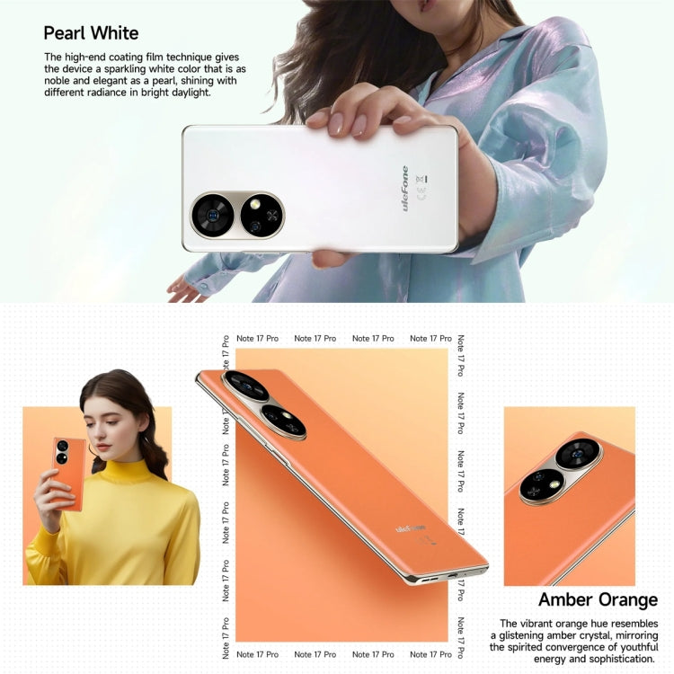 Ulefone Note 17 Pro，屏幕指紋，6.78英寸Android 13 MediaTek Helio G99 MTK6789八核，NFC 網絡：4G