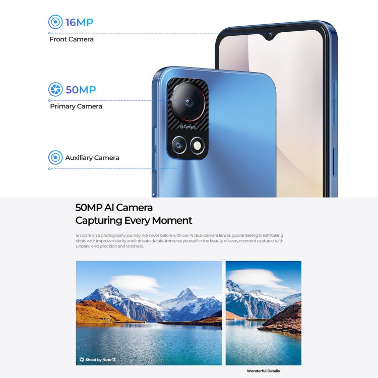 HOTWAV Note 13，6.6寸安卓13, T606八核, 4G網絡 OTG