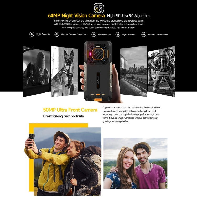 Ulefone Armor 26 Ultra三防機  6.78英寸安卓13 天璣8020八核, 網絡：5G, NFC