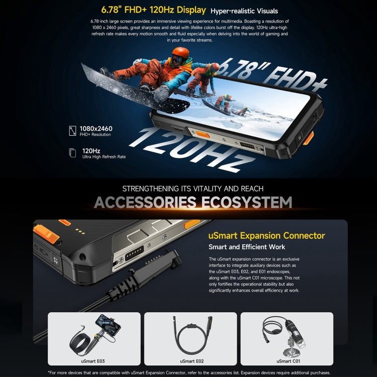 Ulefone Armor 26 Ultra三防機  6.78英寸安卓13 天璣8020八核, 網絡：5G, NFC
