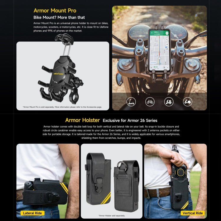 Ulefone Armor 26 Ultra三防機  6.78英寸安卓13 天璣8020八核, 網絡：5G, NFC