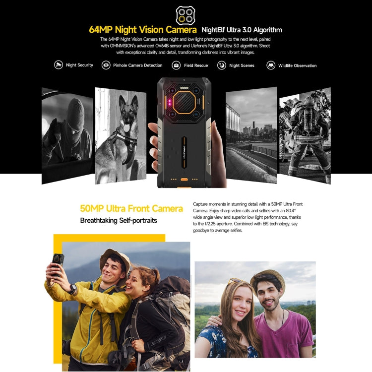 Ulefone Armor 26 Ultra帶對講三防機  6.78英寸安卓13 天璣8020八核, 網絡：5G, NFC
