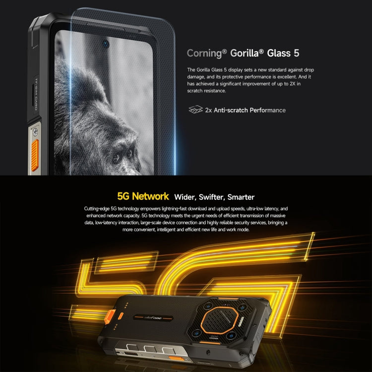 Ulefone Armor 26 Ultra帶對講三防機  6.78英寸安卓13 天璣8020八核, 網絡：5G, NFC