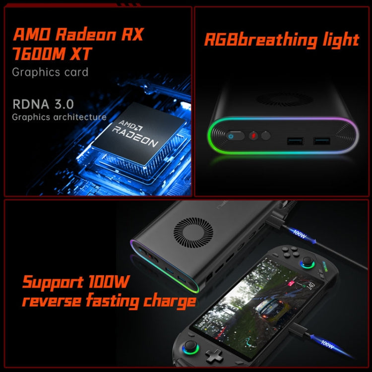 壹號本 OneXGPU AMD Radeon RX 7600M XT 8GB 外置顯卡擴展塢