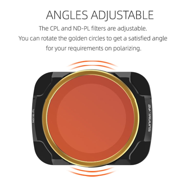 Sunnylife AIR2-FI9282 適用於大疆御Mavic Air 2 鍍膜濾鏡系列 ND32-PL濾鏡
