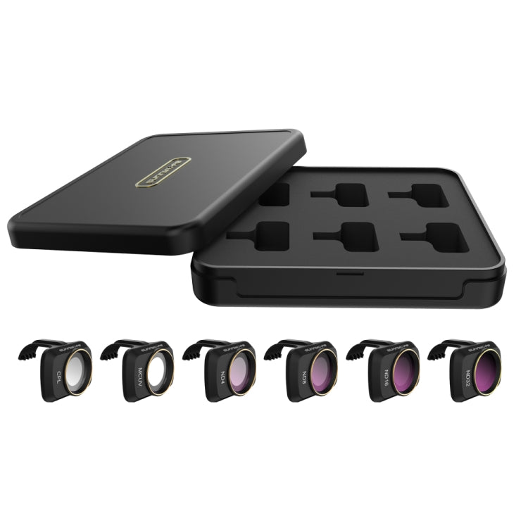 Sunnylife MM-FI9258 適用於大疆御 Mavic mini MCUV+CPL+ND4+ND8+ND16+ND32混搭濾鏡6件套