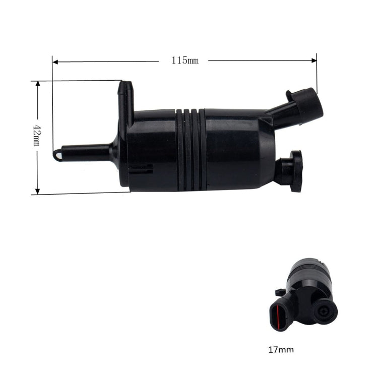 A3264 適用於凱迪拉克/別克 擋風玻璃清洗泵 噴水電機 22127652