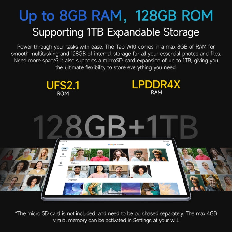 歐樂風 Tab W10 WiFi平板，10.1英寸安卓14 展訊T606八核，歐規