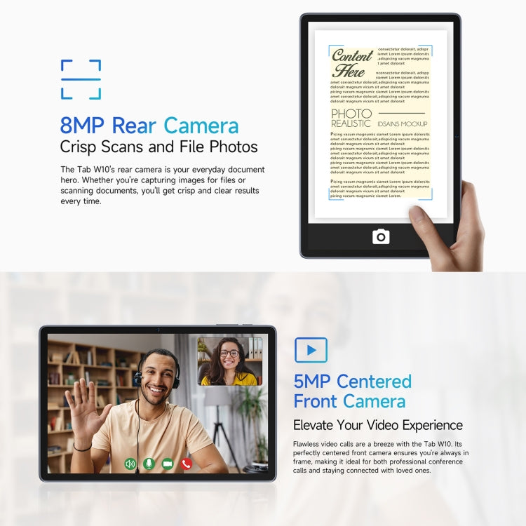 歐樂風 Tab W10 WiFi平板，10.1英寸安卓14 展訊T606八核，歐規