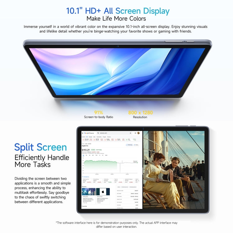 歐樂風 Tab W10 WiFi平板，10.1英寸安卓14 展訊T606八核，歐規