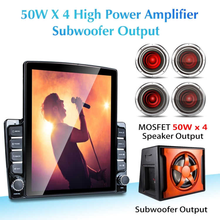 9.7寸豎屏2.5D安卓通用機 導航儀一體機MP5 支持手機互聯/GPS/FM/方向盤控制，1GB+32GB