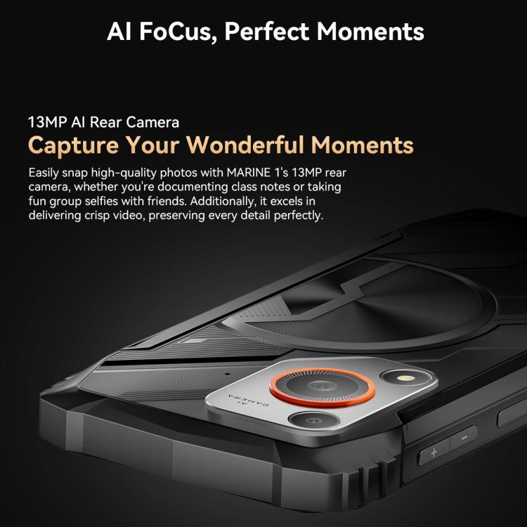 Blackview Oscal Marine 1，6.56英寸安卓15 Unisoc UMS9230E T615八核, 網絡：4G, OTG, NFC