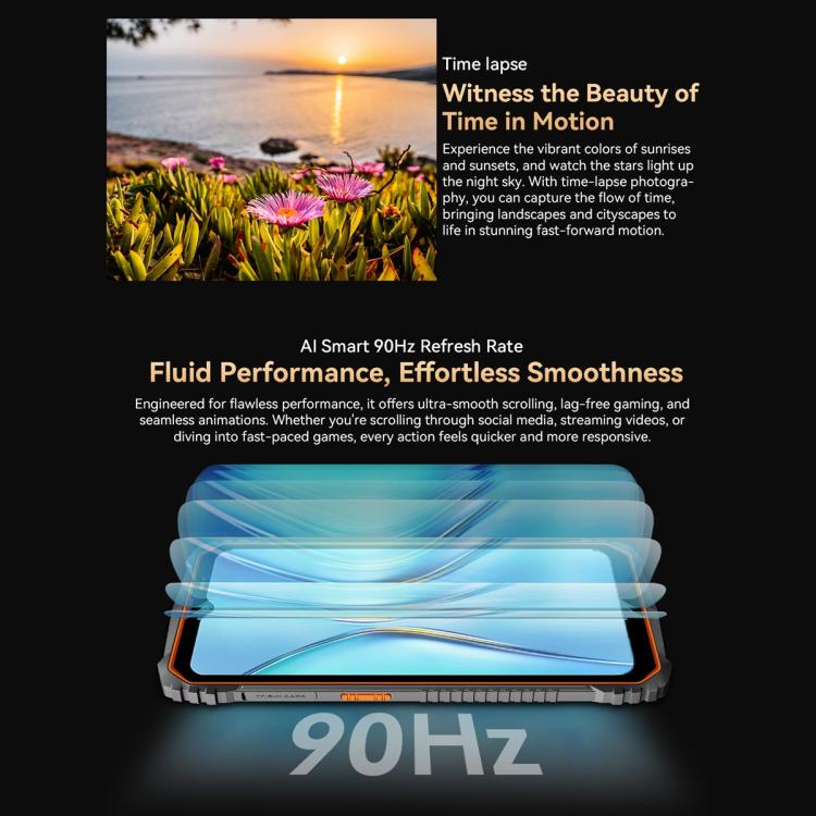 Blackview Oscal Marine 1，6.56英寸安卓15 Unisoc UMS9230E T615八核, 網絡：4G, OTG, NFC