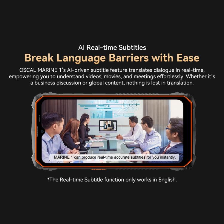 Blackview Oscal Marine 1，6.56英寸安卓15 Unisoc UMS9230E T615八核, 網絡：4G, OTG, NFC