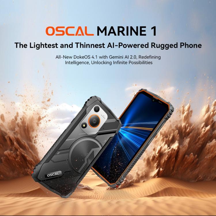 Blackview Oscal Marine 1，6.56英寸安卓15 Unisoc UMS9230E T615八核, 網絡：4G, OTG, NFC