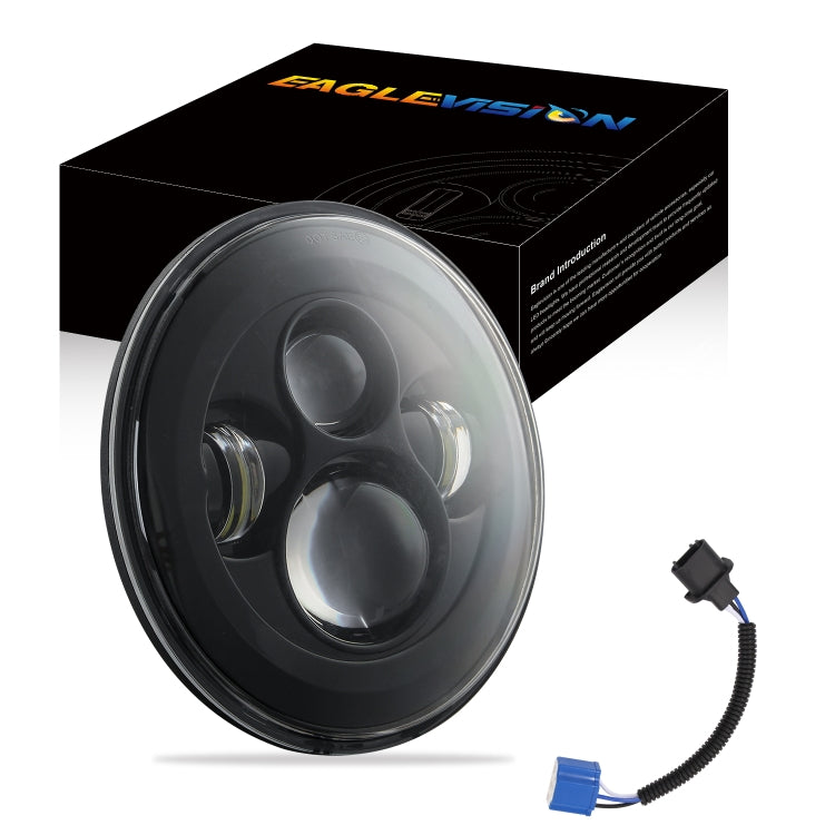 適用於吉普牧馬人 DC 9V-30V 4000LM 6000K 40W 7寸圓形大燈