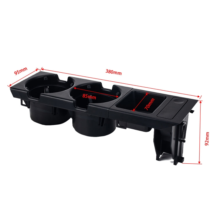 A3482 適用於寶馬3系E46 車載水杯架 儲物盒套裝 51168217953 / 51168217957