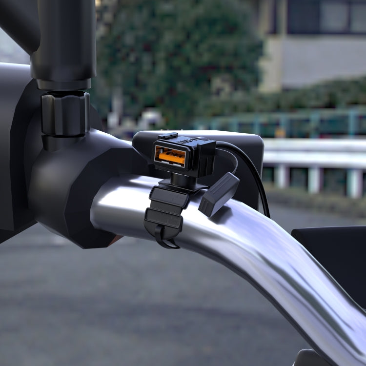WUPP CS-1186A1 摩托車SAE版配置雙USB快充充電器