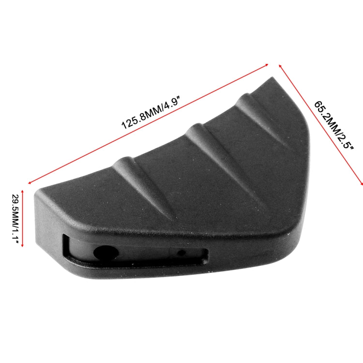 4個一賣 汽車通用鯊魚鰭后擾流板保險杠底盤裝飾
