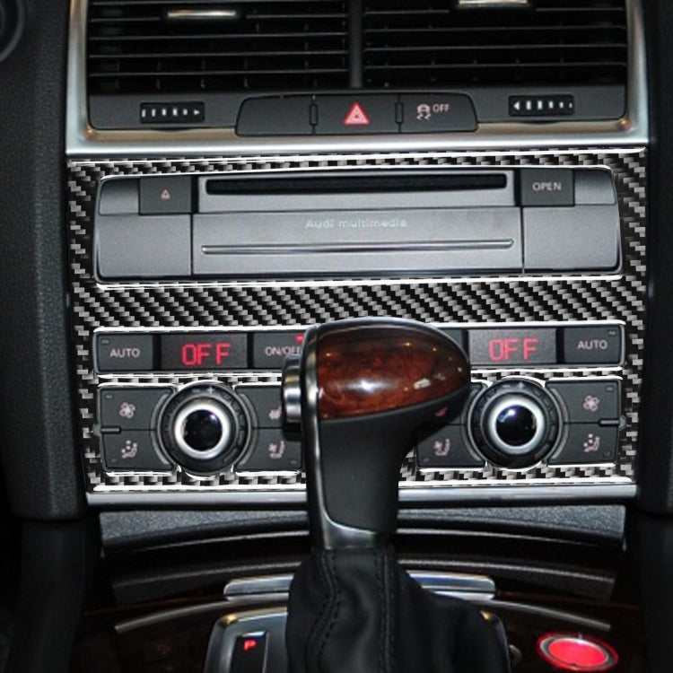 適用於奧迪 Q7 2008-2015 汽車空調調節面板裝飾貼, 左右駕通用