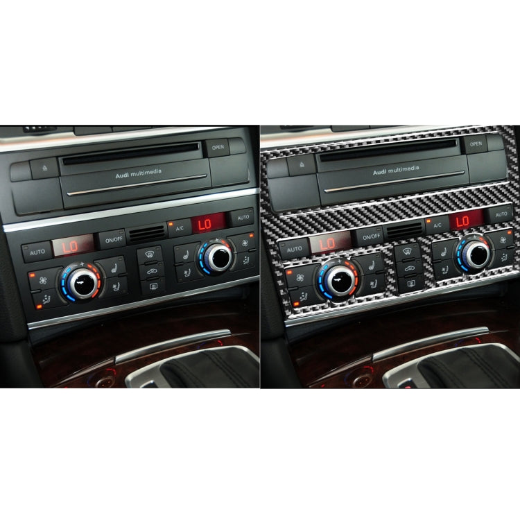 適用於奧迪 Q7 2008-2015 汽車空調調節面板裝飾貼, 左右駕通用