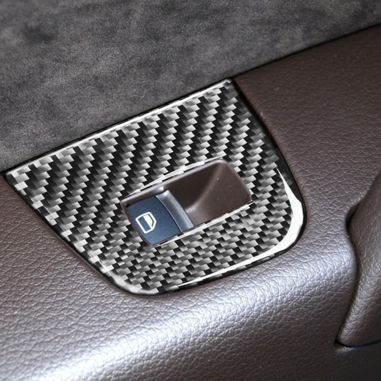 6件套 適用於奧迪 Q7 2008-2015 汽車車窗開關升降裝飾貼, 右駕