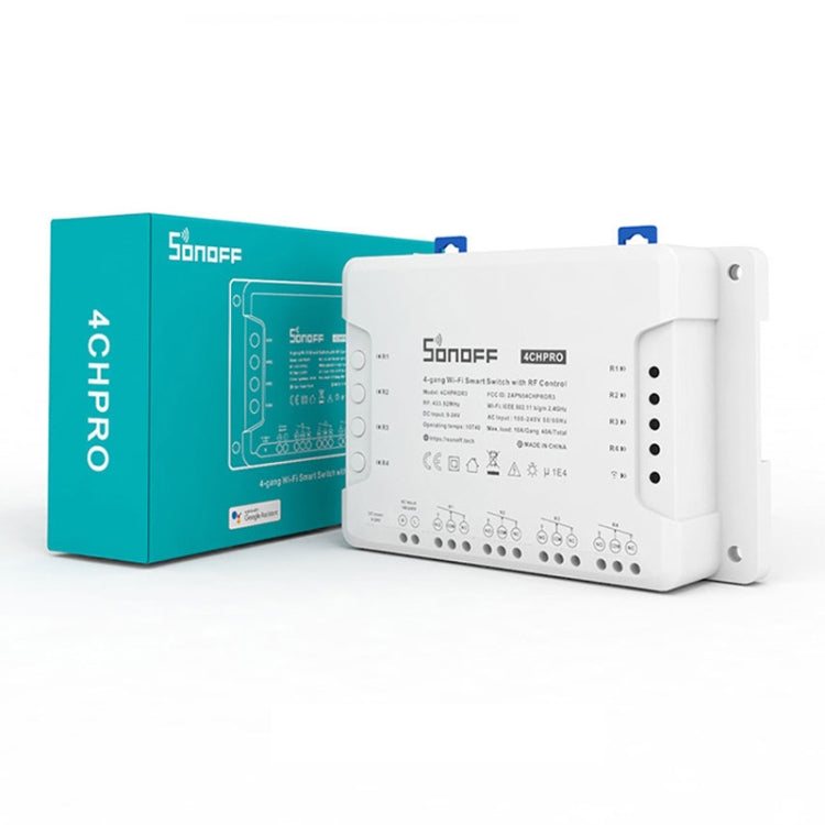 Sonoff 4CHPROR3 手機智能家居開關四路控制器 支持遠程控制定時