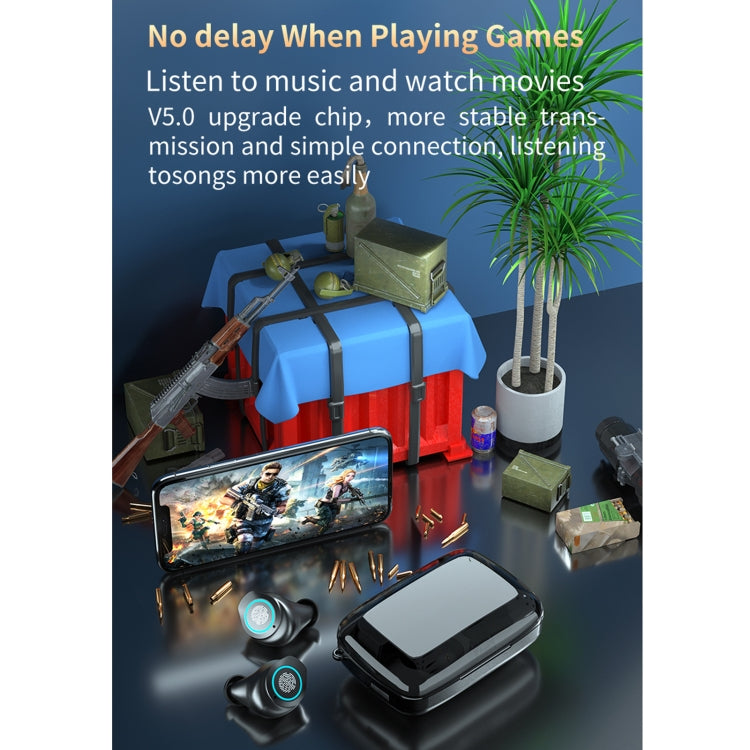 M17 藍牙5.1 LED屏觸控防水藍牙耳機