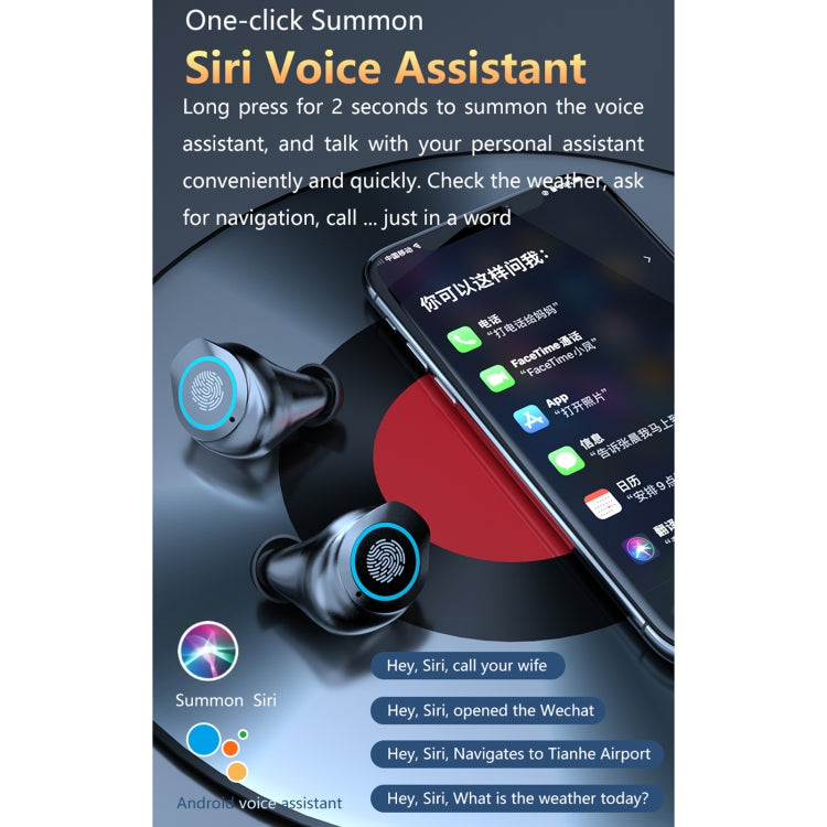 M17 藍牙5.1 LED屏觸控防水藍牙耳機