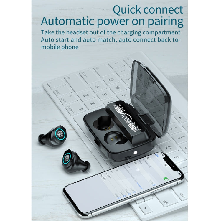 M17 藍牙5.1 LED屏觸控防水藍牙耳機