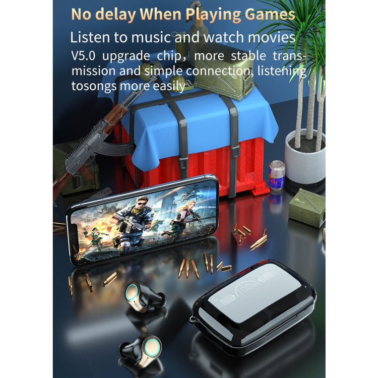 M18 藍牙5.1 LED屏防水藍牙耳機