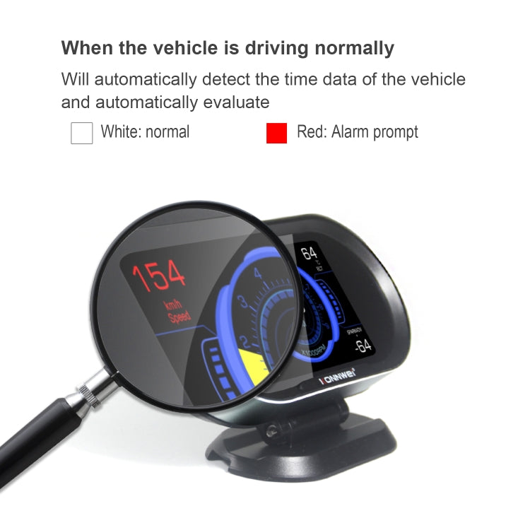 KONNWEI KW206 2合1 OBDII / EOBD 3.5寸彩屏12V汽車故障掃描儀 支持5大協議