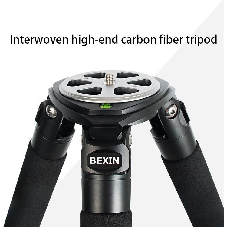 BEXIN ST424C 便攜式攝影碳纖維三角架, 粗管徑：40mm