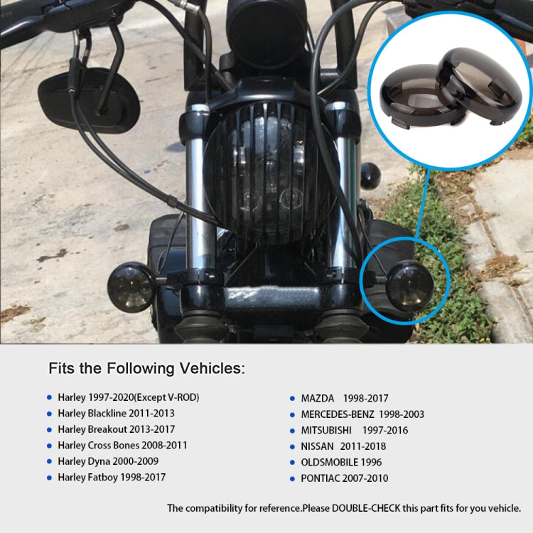 A3817 4隻裝 適用於哈雷 摩托車前後轉向燈蓋/轉向燈殼