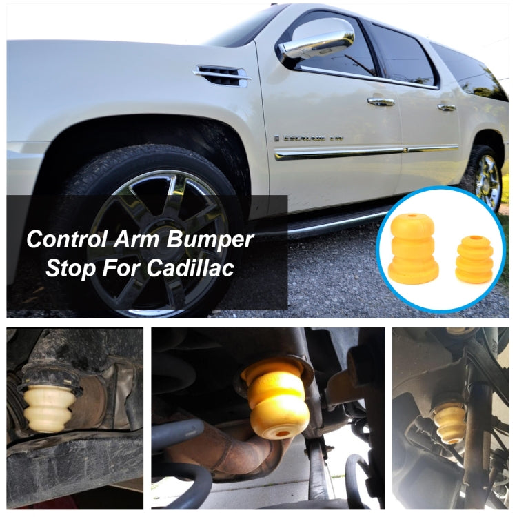 A3829 4隻裝 適用於凱迪拉克 / 雪佛蘭 汽車聚氨酯前後側減震緩衝塊 15153958