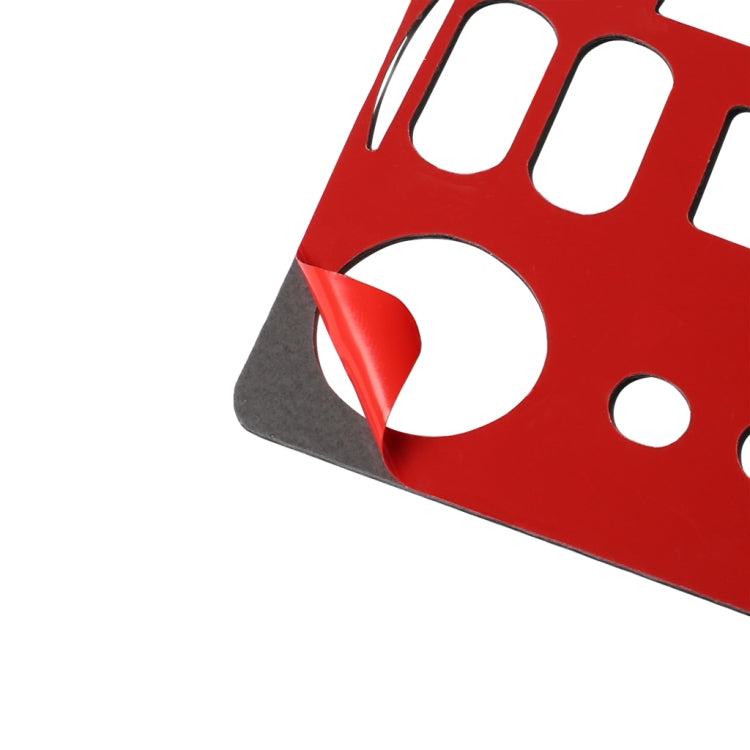 適用於尼桑350z 2006-2009 汽車碳纖維CD收音機播放面板裝飾貼紙