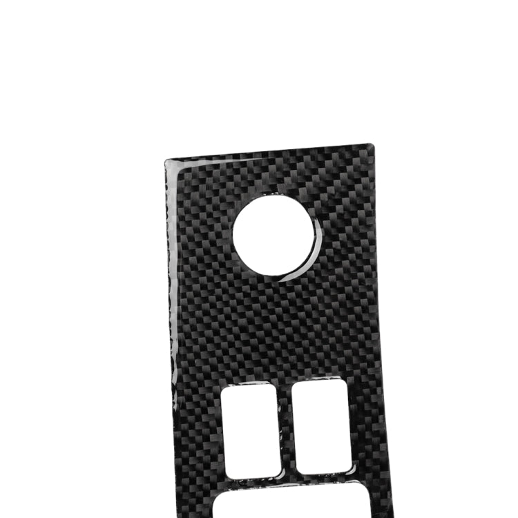 適用於尼桑350z 2006-2009 汽車碳纖維玻璃升降裝飾貼紙, 左駕