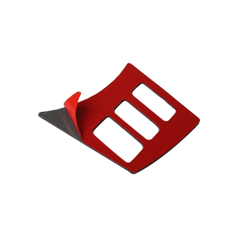 適用於尼桑350z 2006-2009 汽車碳纖維方向盤按鈕框裝飾貼紙